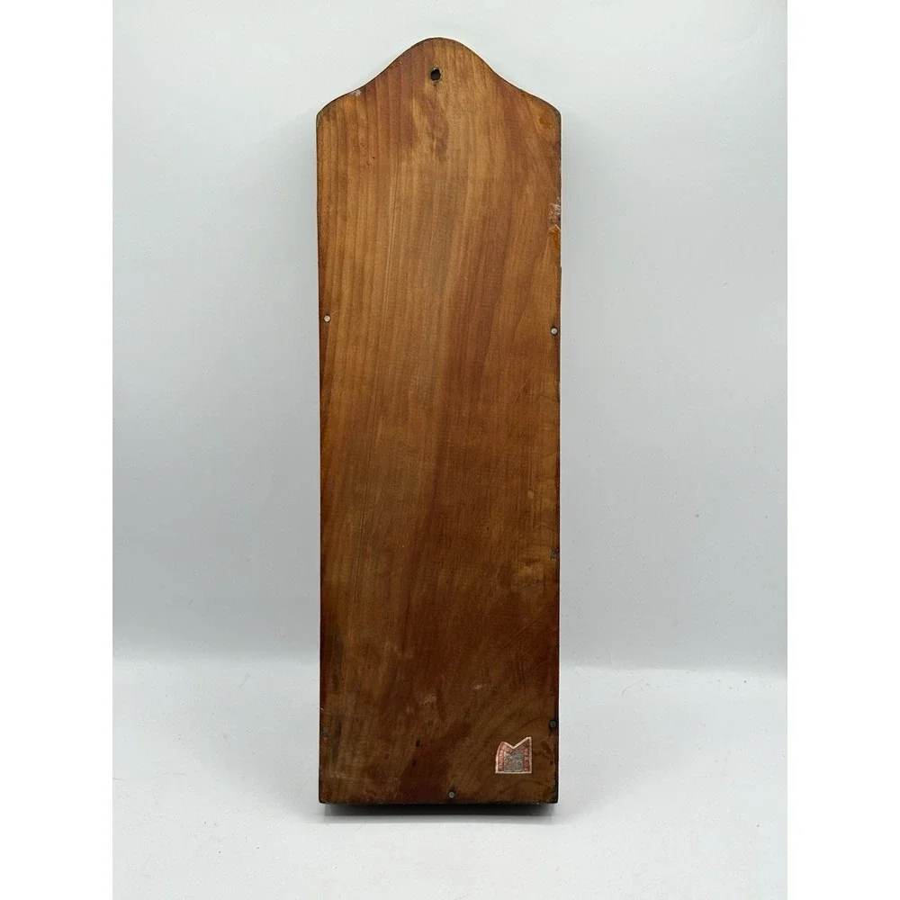 Vintage Colonial Hanging Wood Mail Holder Rack Eagle Accent Americana MCM Japan